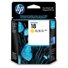 Genuine HP No. 18 Yellow Ink Cartridge